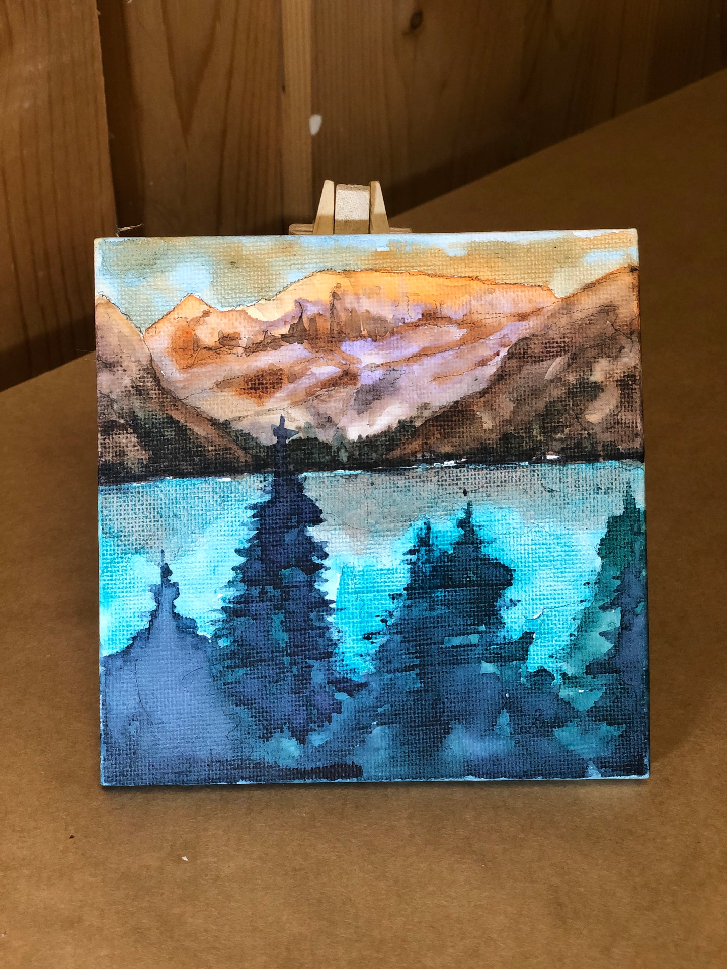 “I Love Alberta” – Turquoise Lake Mini Landscape