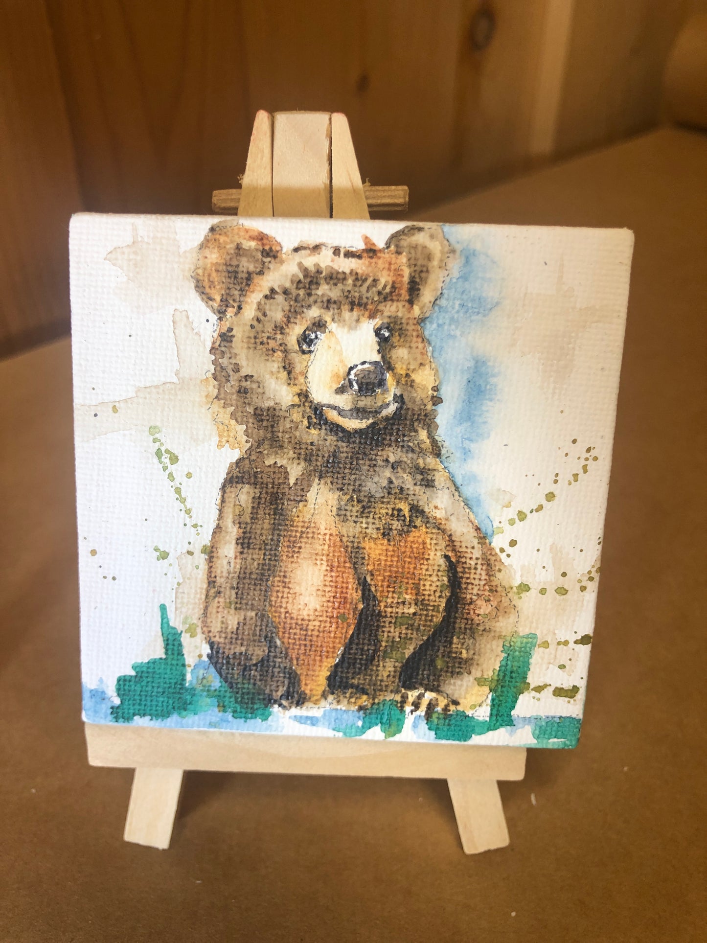 I love Alberta - Mini Bear painting