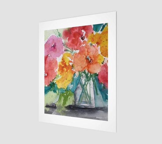 Art Print 11x14 Flowers1 - Artified